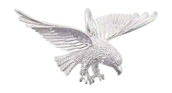 Anhänger Adler aus Silber massiv 925 Sterlingsilber