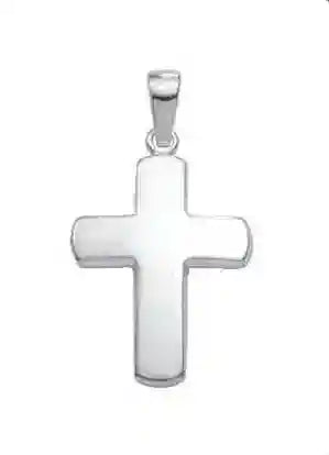 Anhänger Kreuz aus Silber Kettenanhänger aus massiv 925 Sterlingsilber