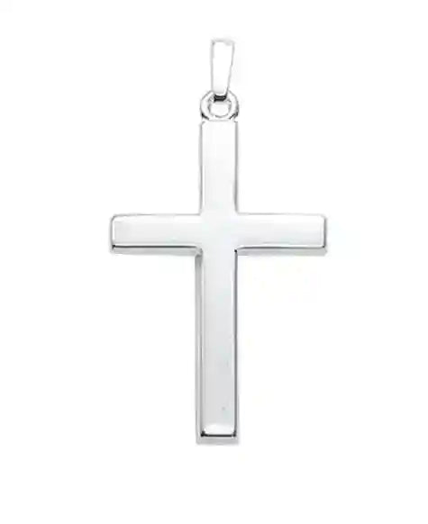 Anhänger Kreuz aus Silber Kettenanhänger aus massiv 925 Sterlingsilber