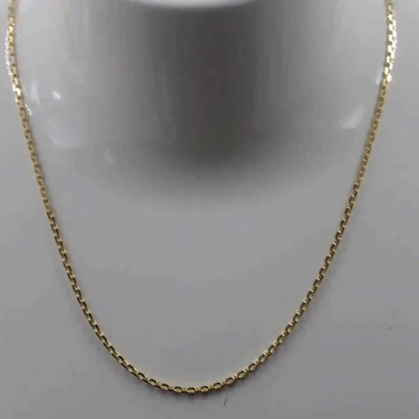 Ankerkette diamantiert Breite 1,8mm - 750-18 Karat Gold