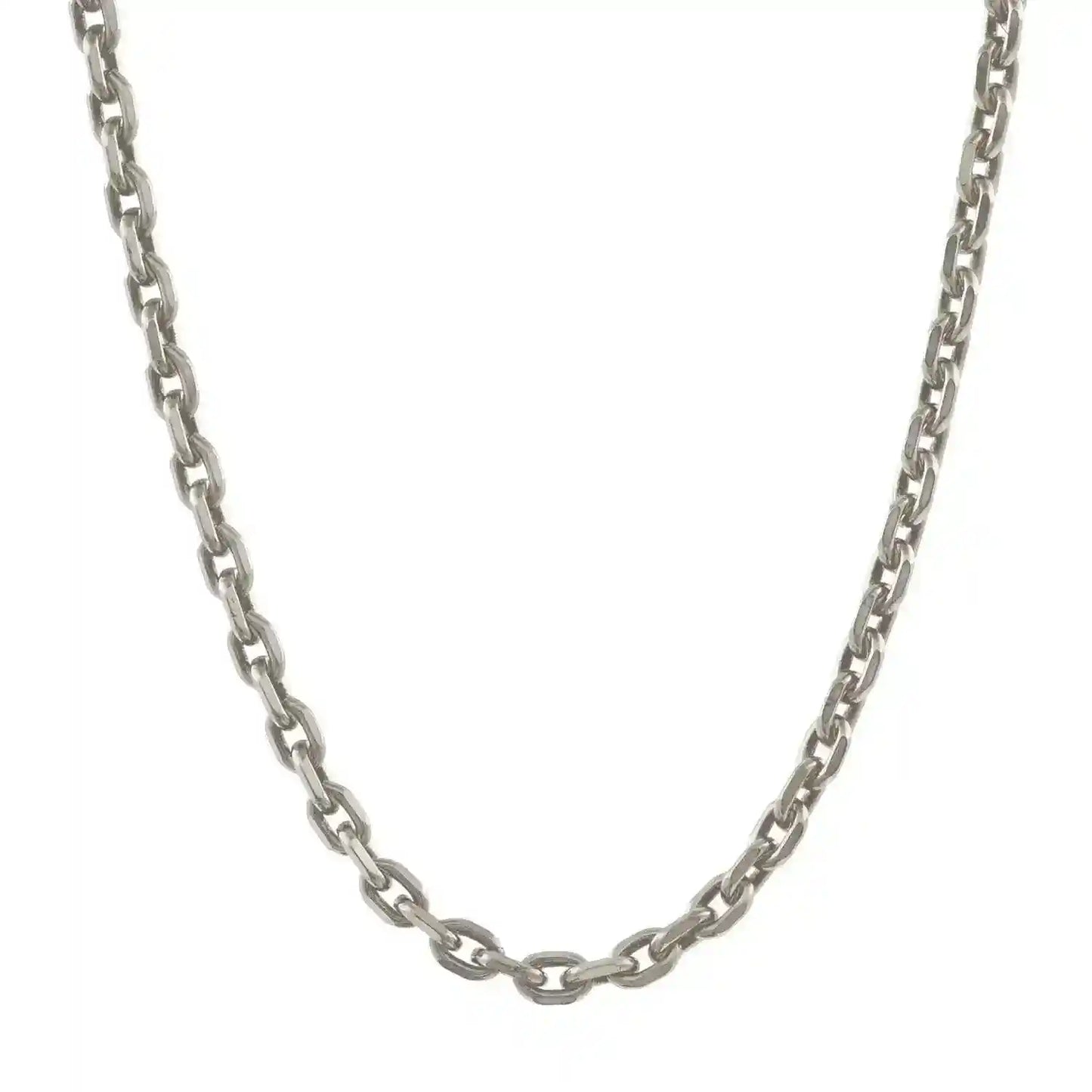 Ankerkette diamantiert Länge 45cm - Breite 1,2mm - 925 Silber