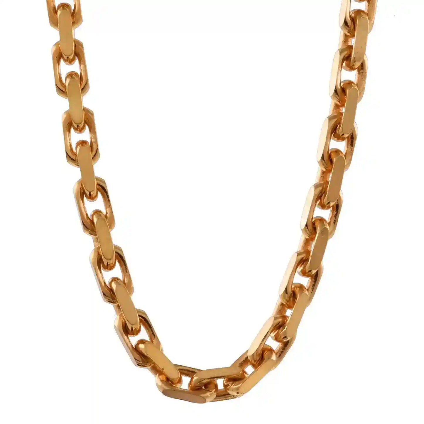 Ankerkette diamantiert Länge 55cm - Breite 2,5mm - 750-18 Karat Gold