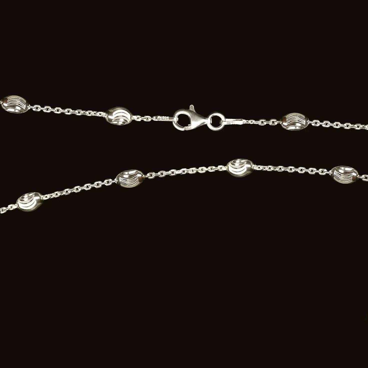 Ankerkette Halskette Breite 1,8 mm - 925 Sterlingsilber Auswahl