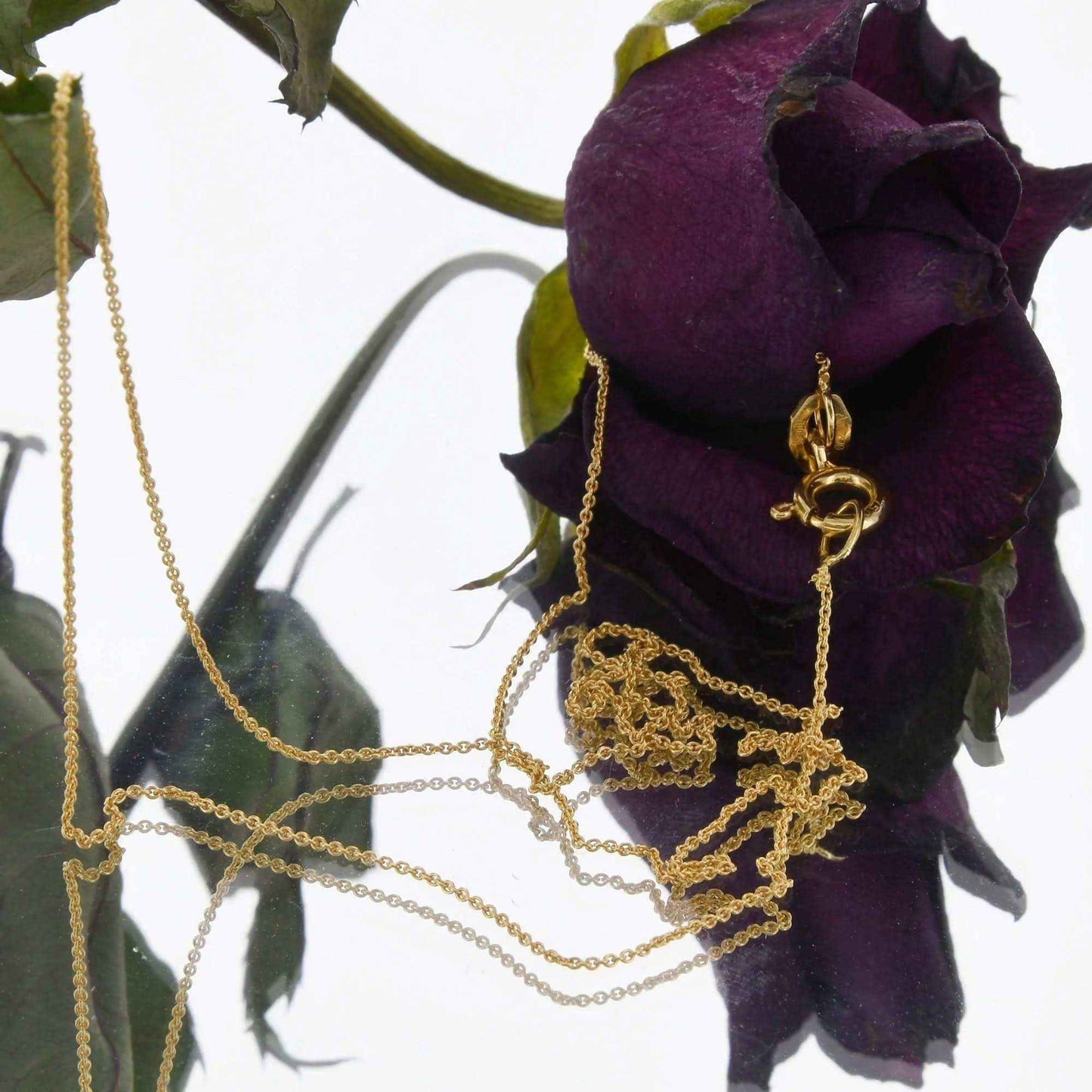 Ankerkette rund Halskette 750 - 18 Karat Gold Auswahl