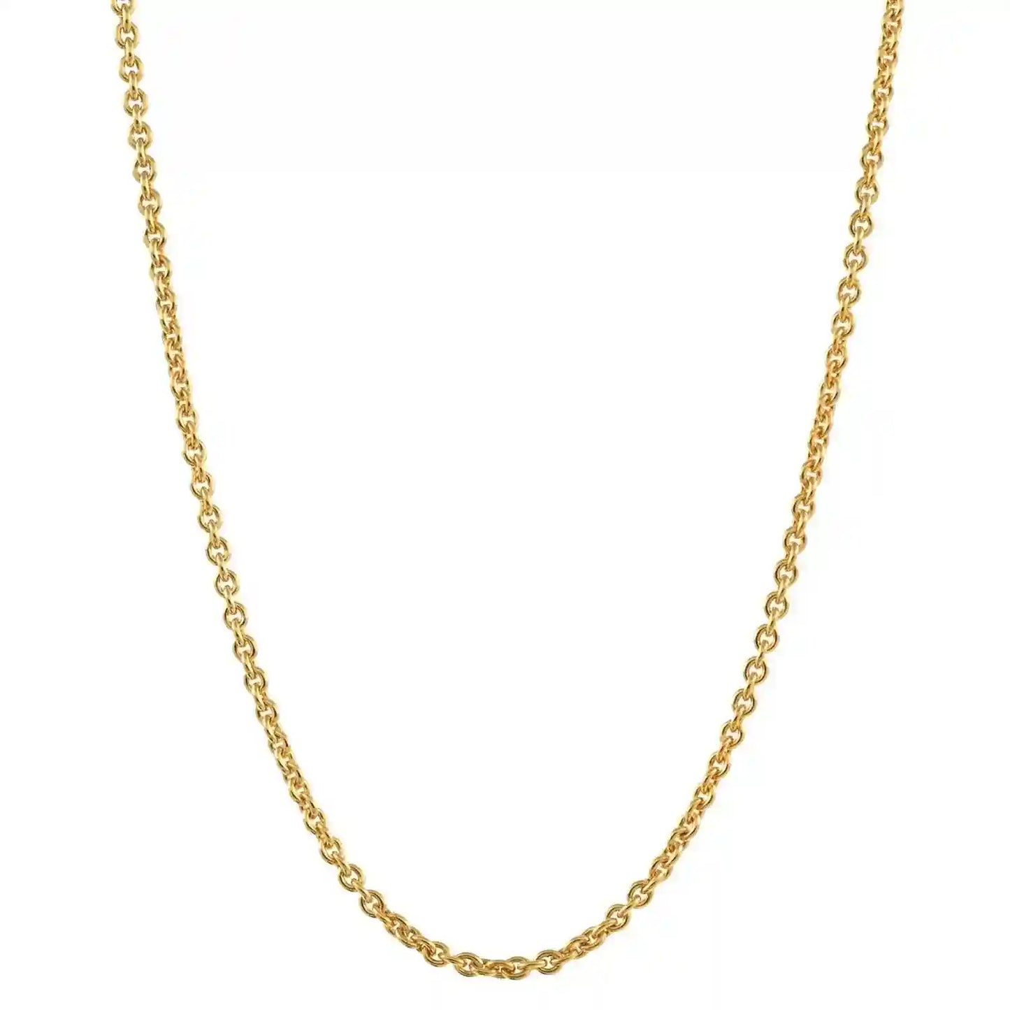 Ankerkette rund Halskette 750 - 18 Karat Gold Auswahl