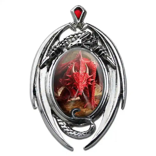 Anne Stokes Anhänger Höhle des Drachen Schmuck Fantasy Drache Dragon
