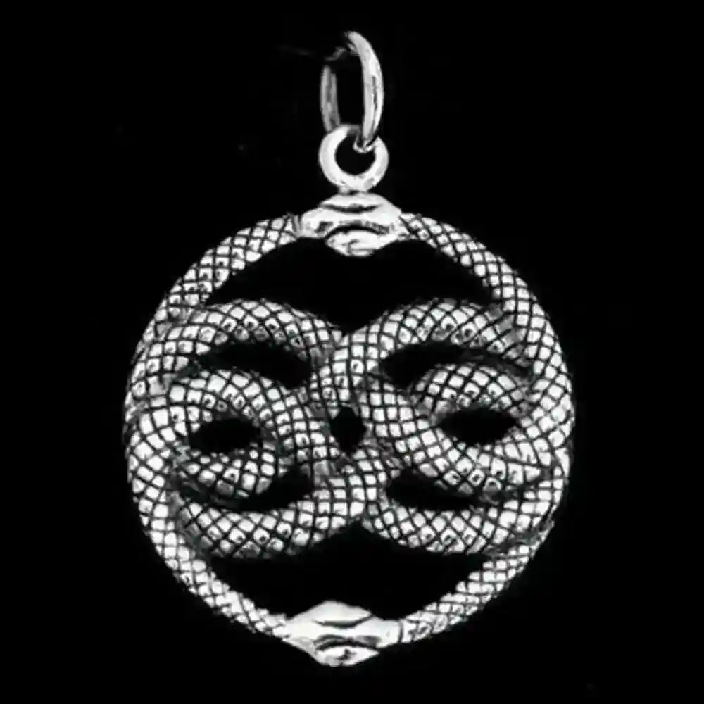 Aurin Schlangen Auryn Anhänger 925er Silber 21mm Durchmesser