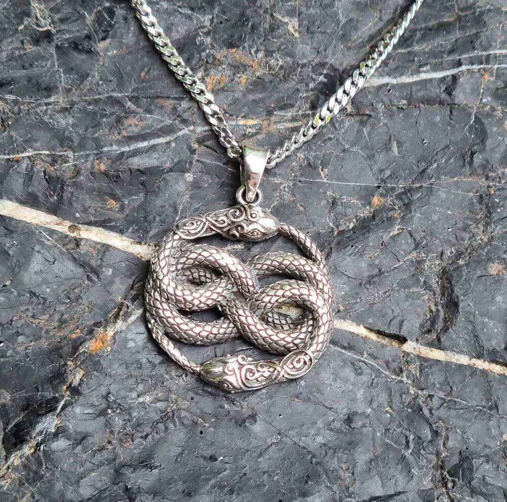Auryn Aurin Anhänger 925 Silber + Kette Atreyu Unendliche Geschichte