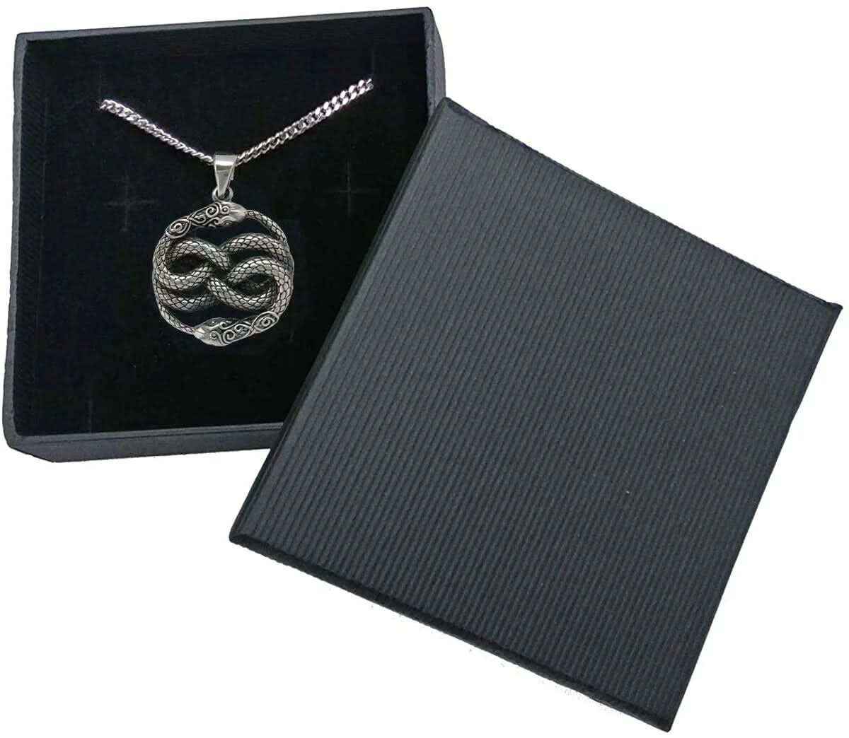 Auryn Aurin Anhänger 925 Silber + Kette Atreyu Unendliche Geschichte