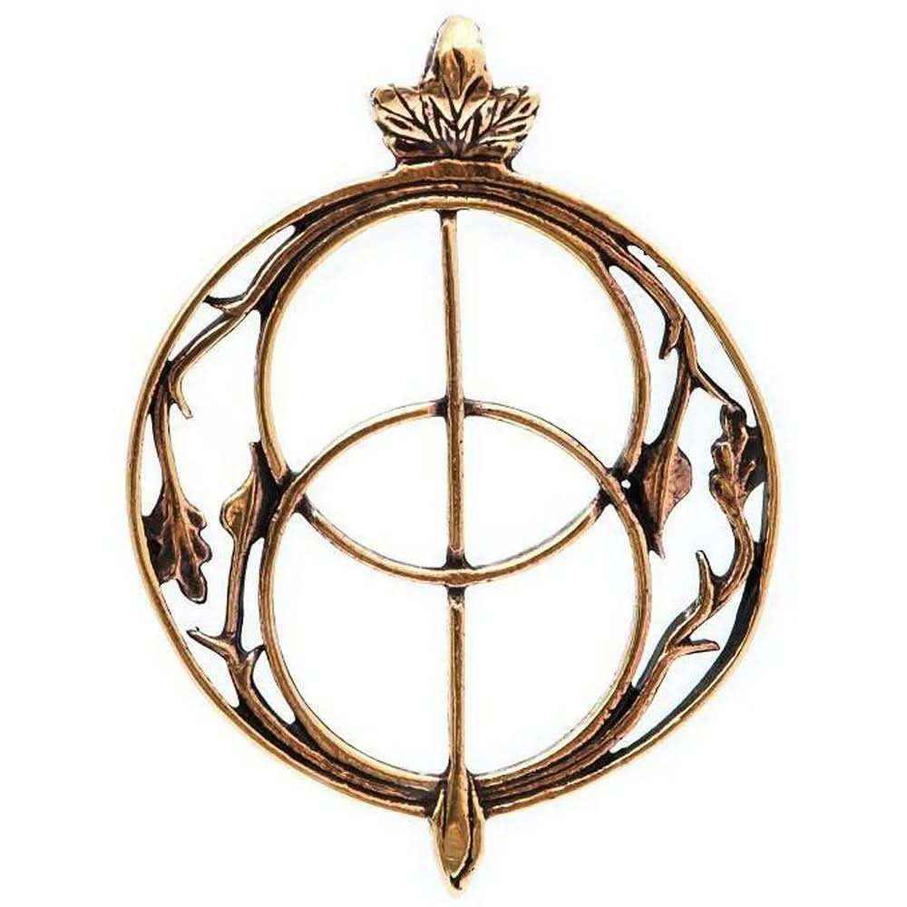 Celtic Chalice Wells Avalon Anhänger Bronze  Glastonbury Anderswelt