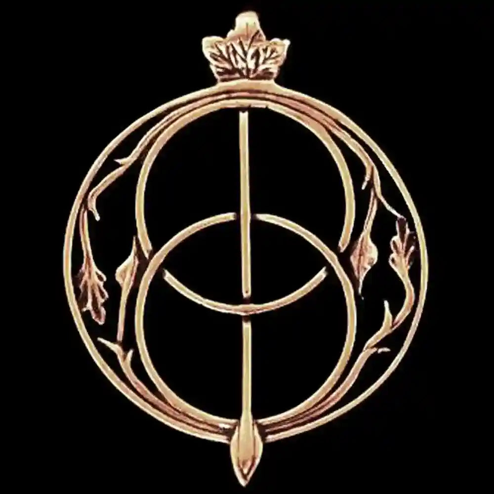 Celtic Chalice Wells Avalon Anhänger Bronze  Glastonbury Anderswelt