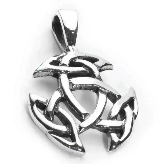 Celtic offene Dreifalt sehr klein Anhänger 925er Silber - Dreifalt - 22x15mm