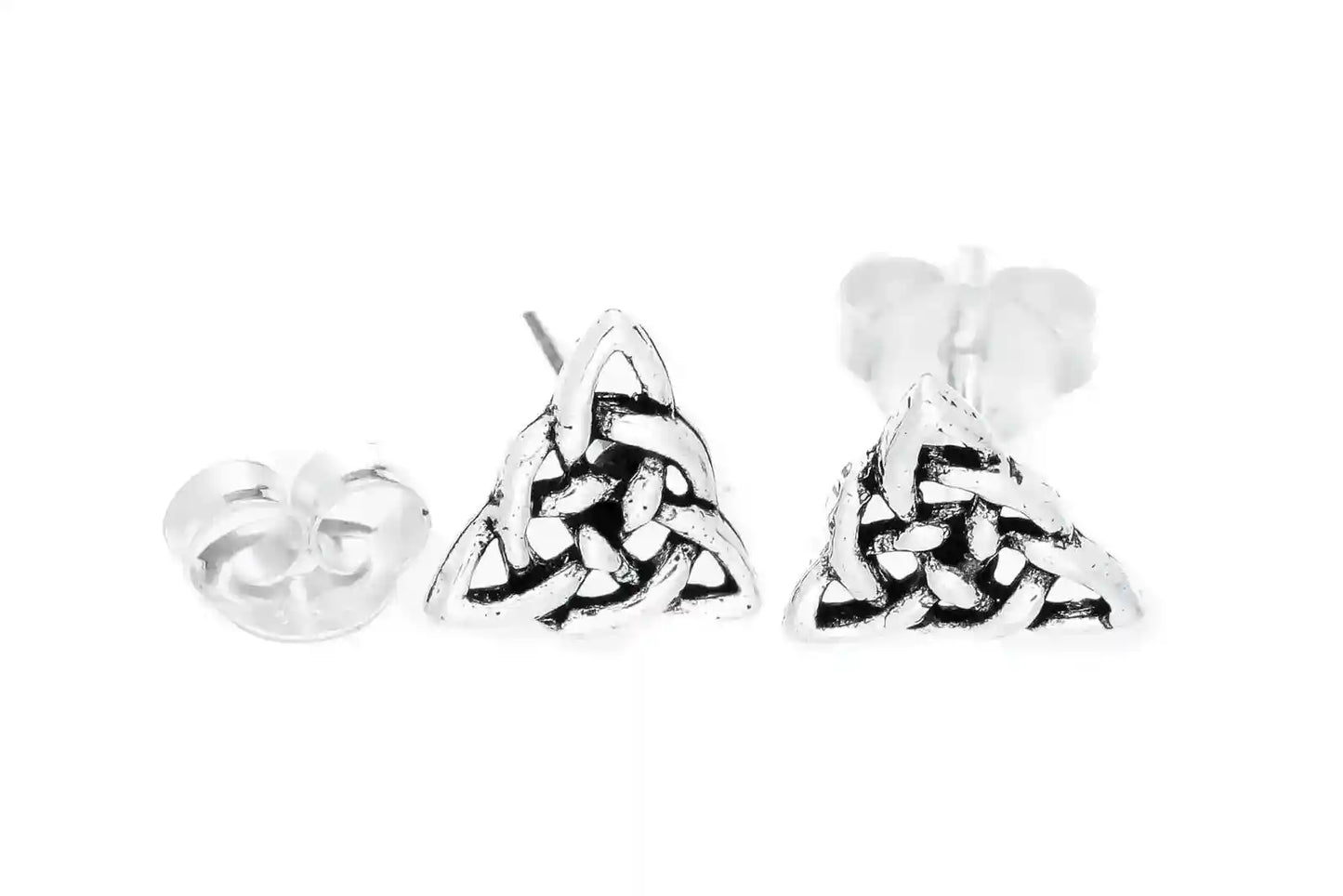 Celtic Ohrstecker Set Kelten Keltisch Triquetra Knoten Kreuz Irland Ec