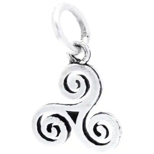 Celtic Triskel Schmuck Anhänger 925er Silber - Triskel - 19x13mm