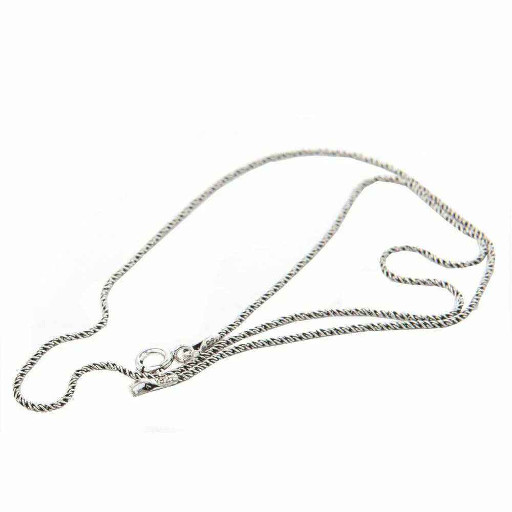 Dunkle Silberketten Mittelalter 925 Silber Kette Halskette fein-m