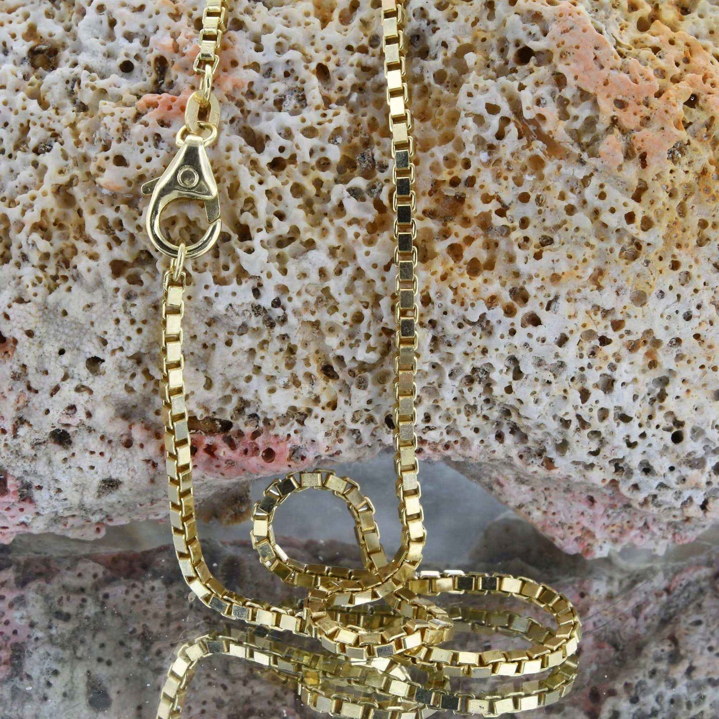 Edle Venezianerkette Halskette 585 - 14 Karat Gold Juwelier Qualität - Firma Holzenplotz - Silberketten-Goldketten.de