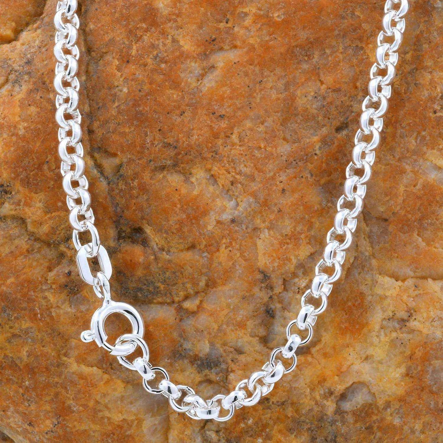 Erbskette Halskette Breite 3,0 mm - 925 Sterlingsilber Auswahl