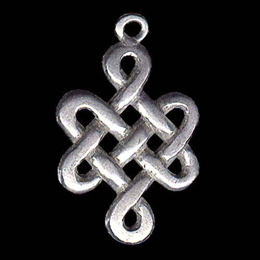 Feng Shui Anhänger: Der Liebesknoten Keltische Knoten Mit Kordel Band - Firma Holzenplotz - Silberketten-Goldketten.de