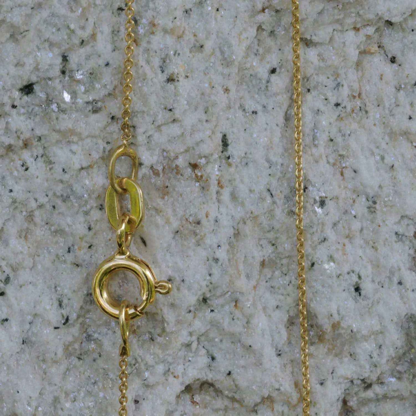 Goldkette Ankerkette Länge 50cm - Breite 0,8mm - 750-18 Karat Gold