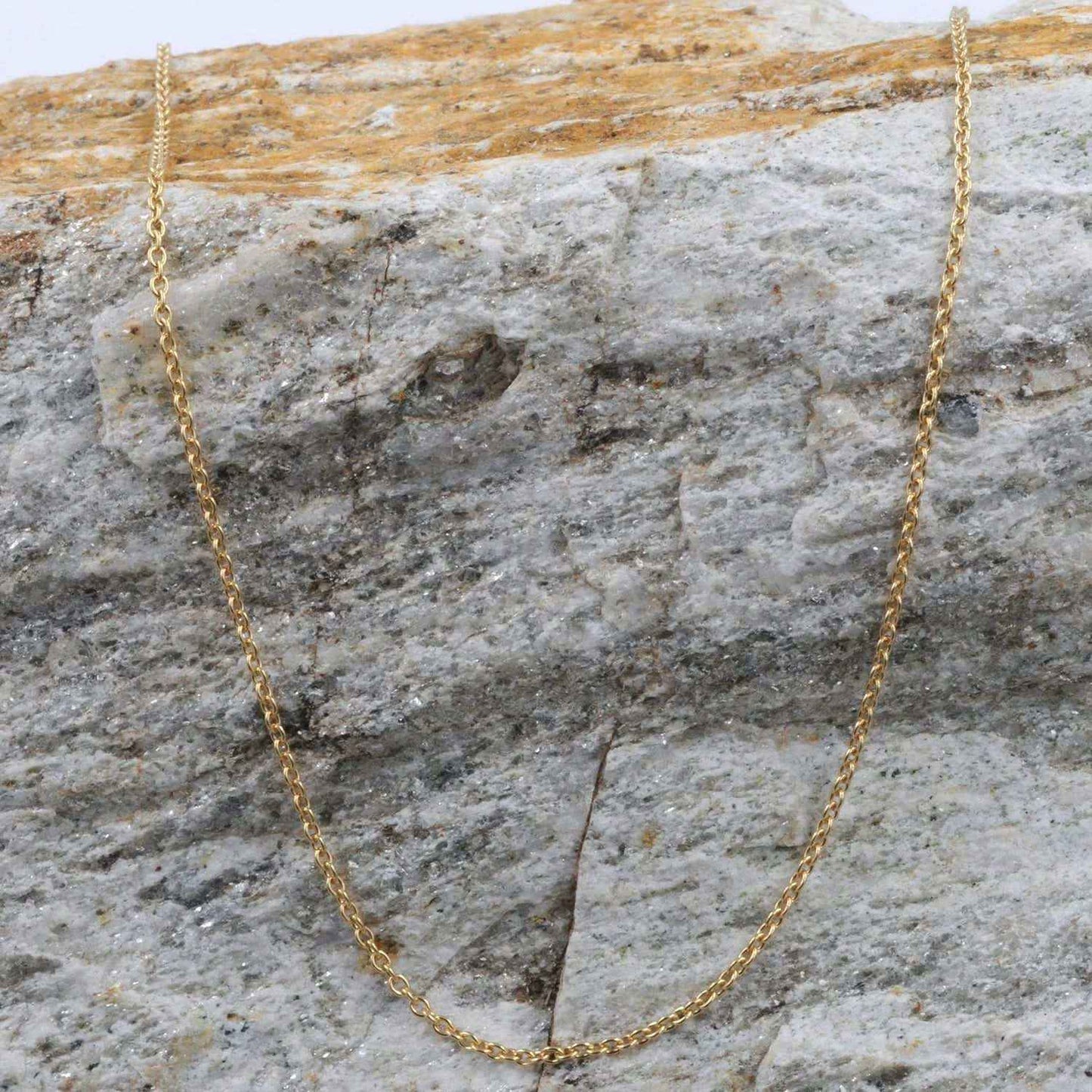 Goldkette Ankerkette Länge 55cm - Breite 1,5mm - 750-18 Karat Gold