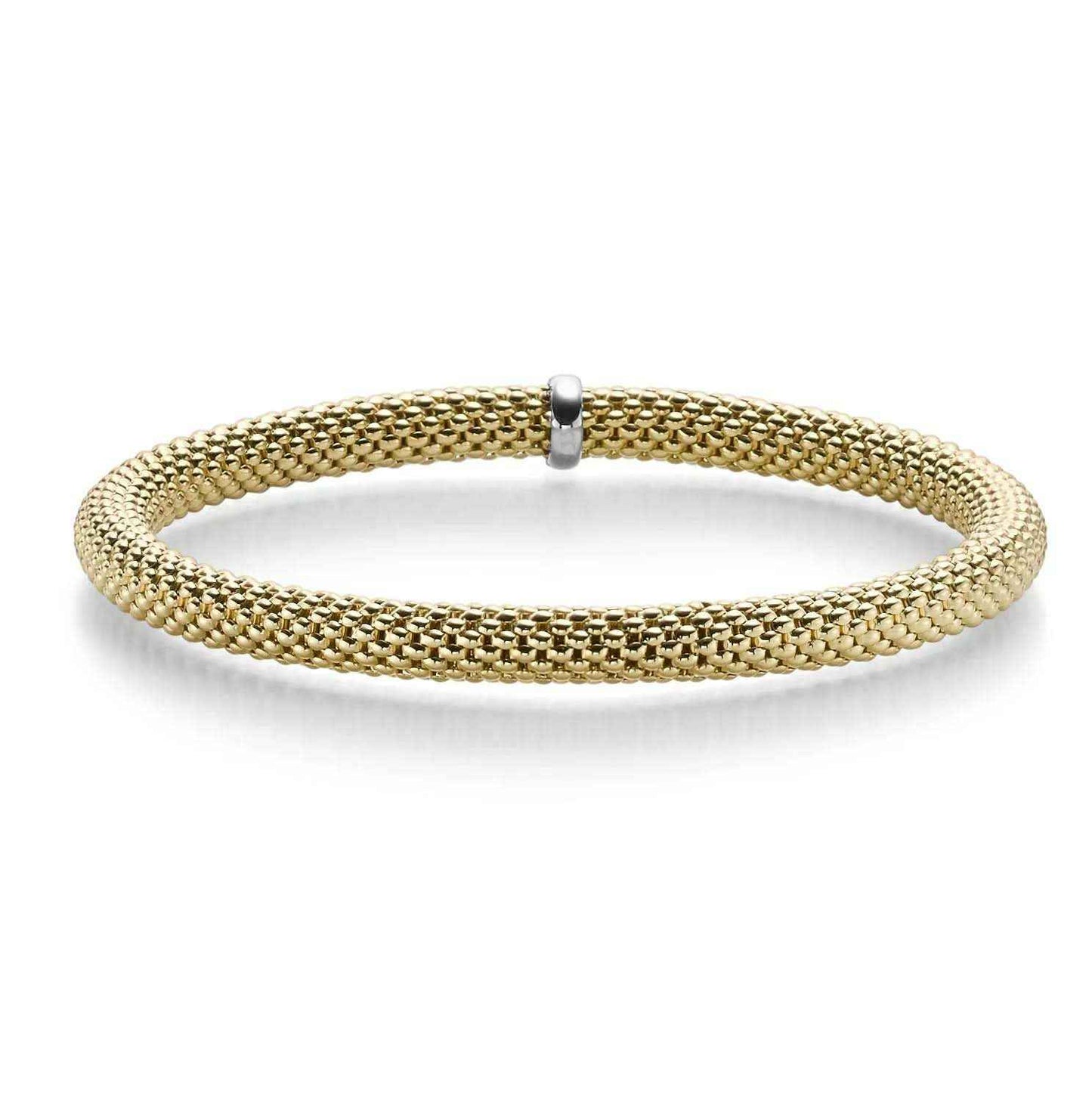 Goldkette Armband Armkette  elastisch 5 mm 585-14 Karat Gold