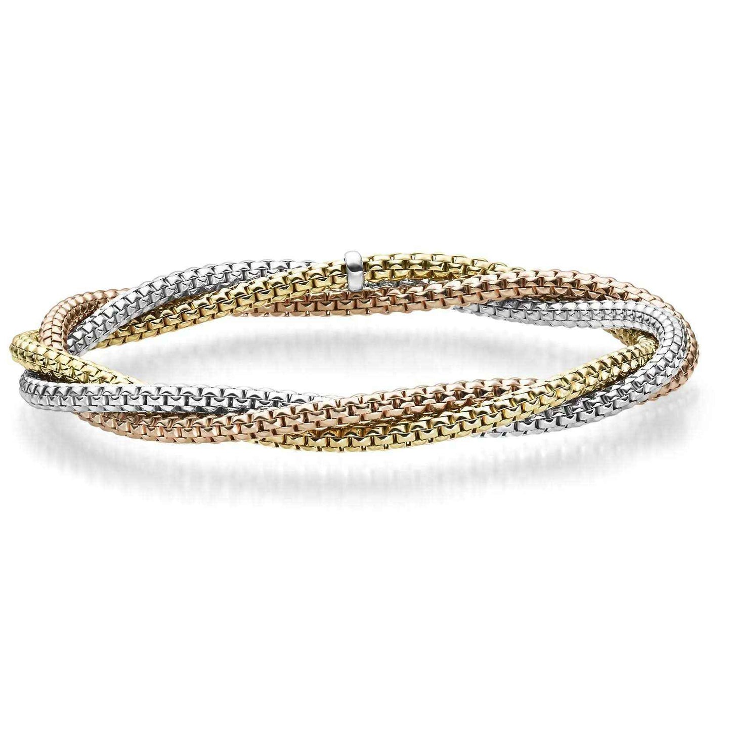 Goldkette Armband Armkette  elastisch 6,0 mm 585-14 Karat Gold