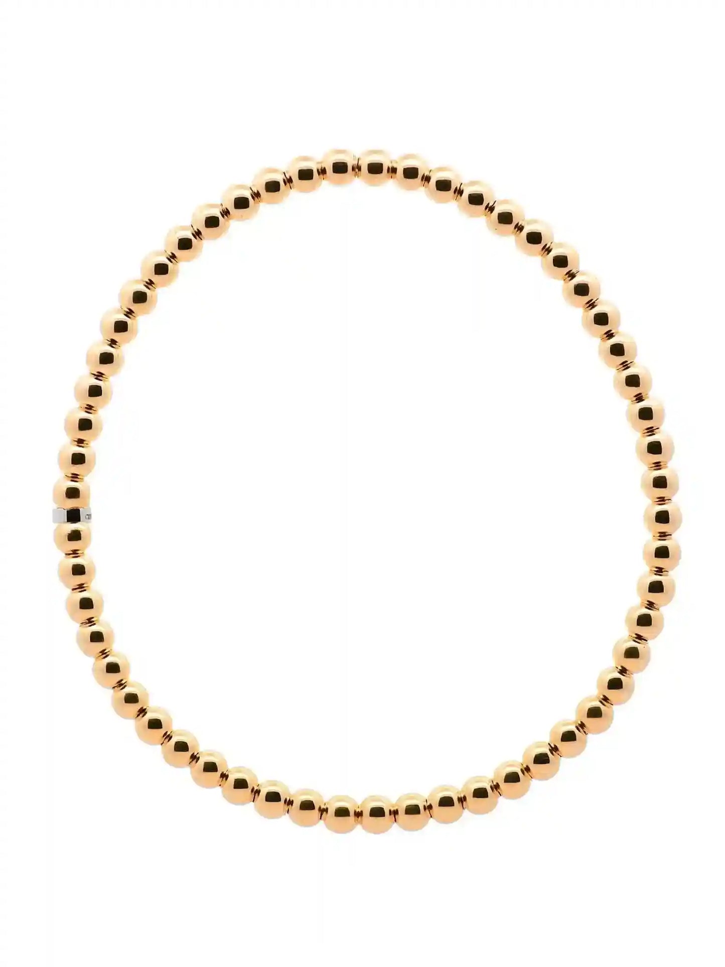 Goldkette Armband Armkette Kugel elastisch 4 mm 585-14 Karat Gold