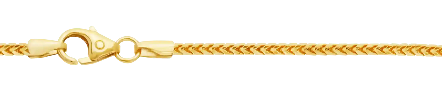 1,5 mm 55 cm 333 - 8 Karat Gold Halskette Bingokette massiv Gold hochwertige Goldkette  7 g