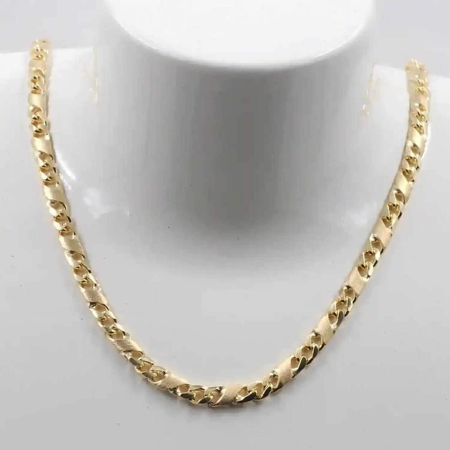 Goldkette Dollar Kette Breite 3,5mm - 585-14 Karat Gold