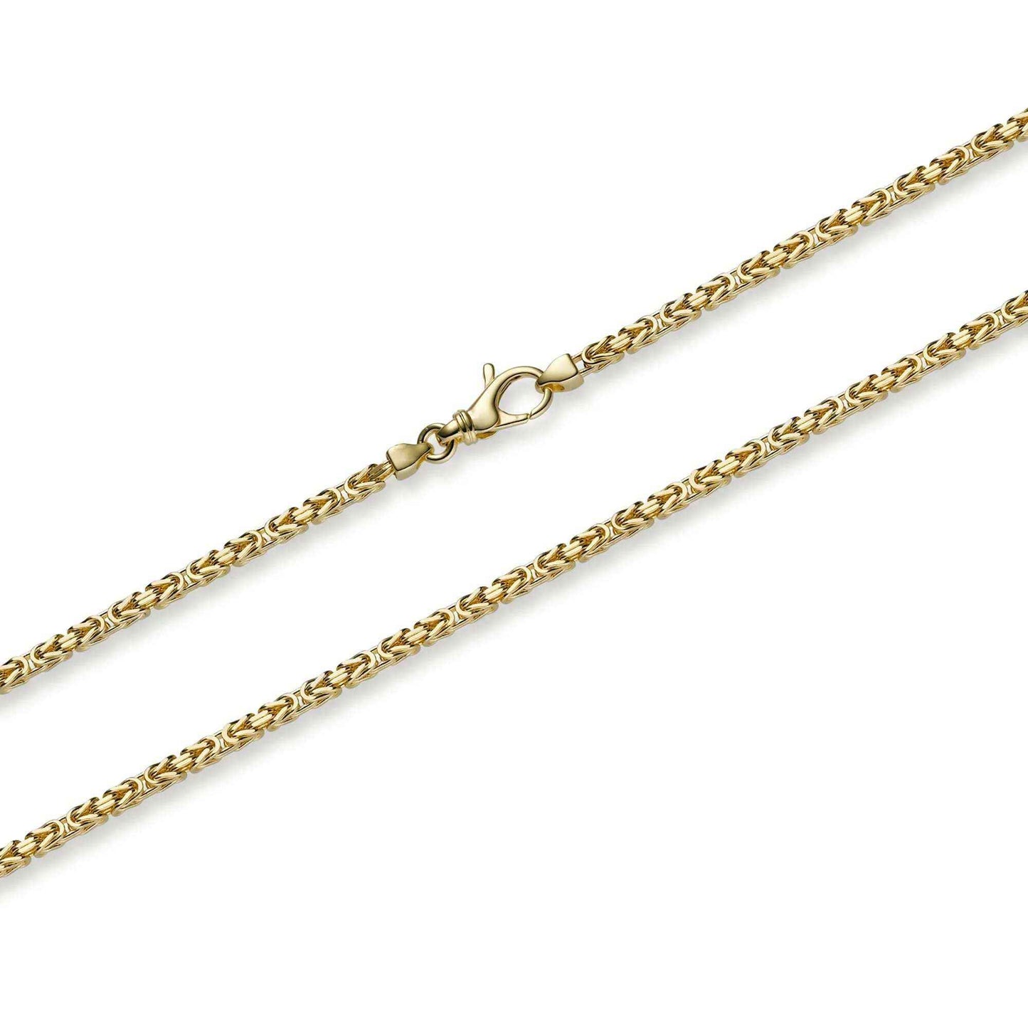 2,5 mm 45 cm 750 - 18 Karat Gold Halskette Königskette massiv Gold hochwertige Goldkette 23,3 g