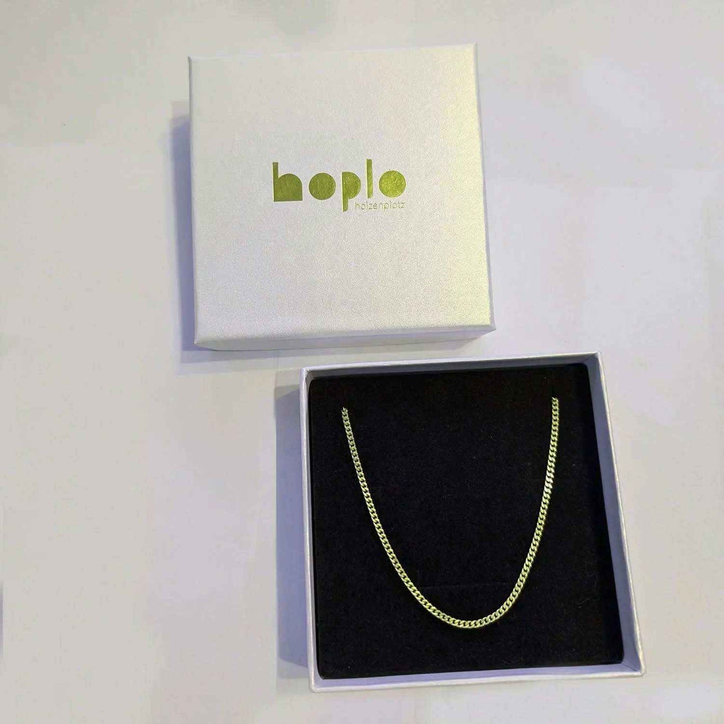 Goldkette Panzerkette Halskette Breite 2,1 mm massiv 333 -8 Karat Gold