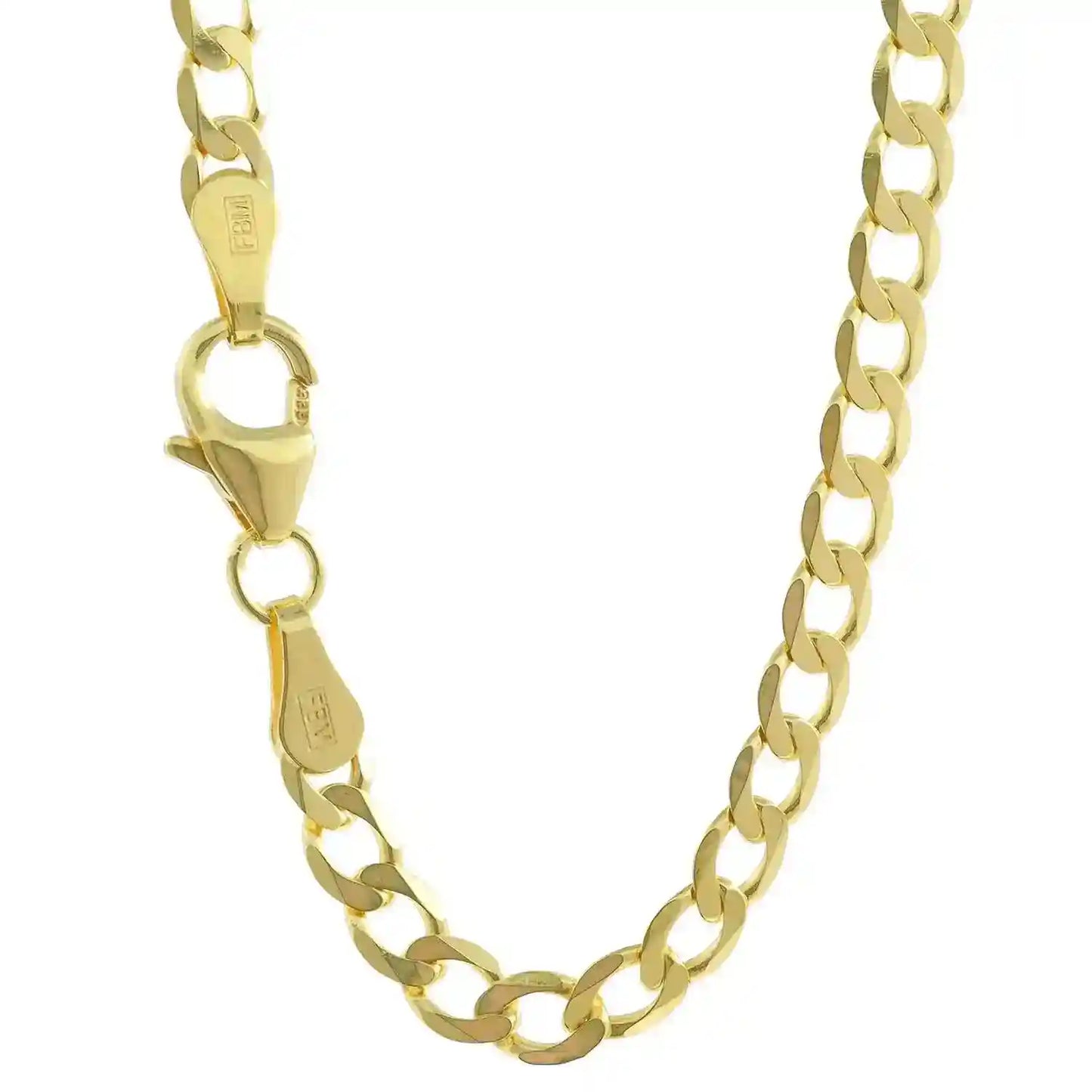 Goldkette Panzerkette Länge 19cm - Breite 3,1mm - 333-8 Karat Gold