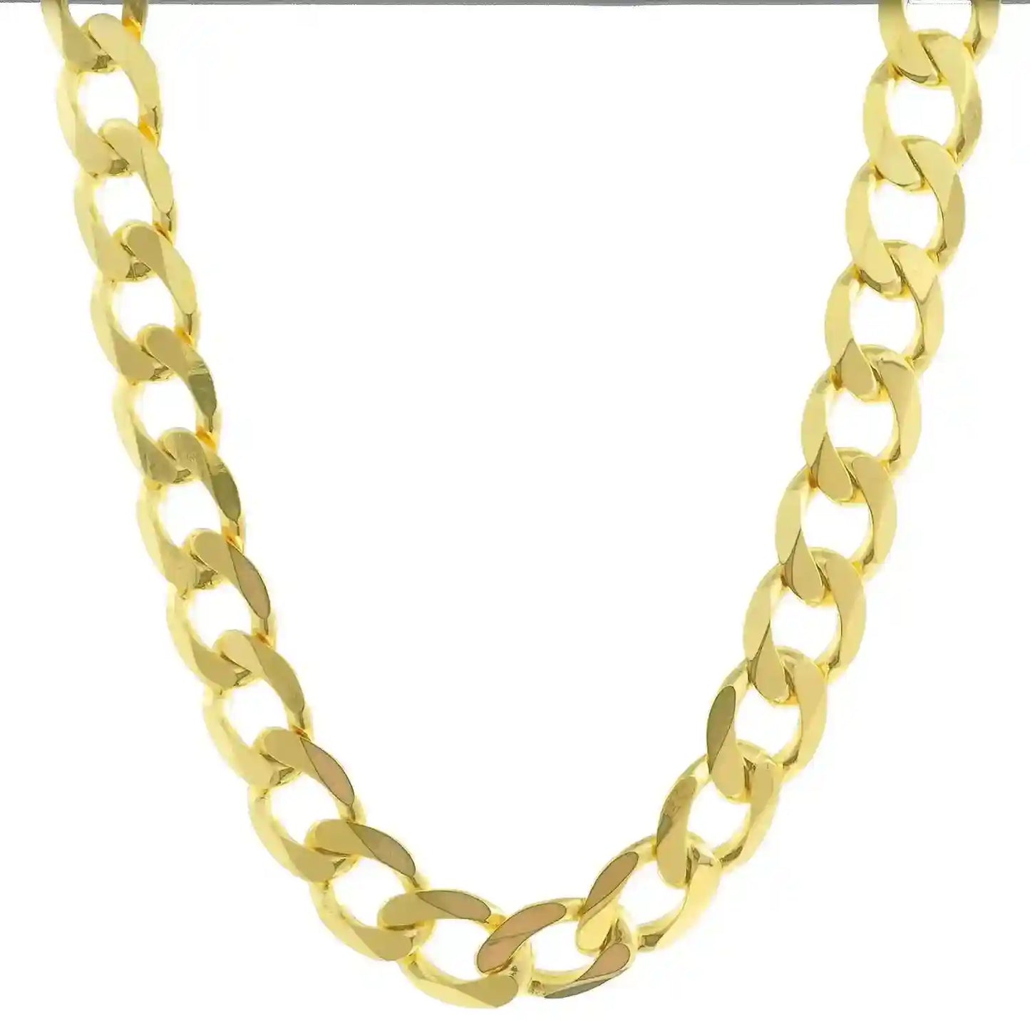 Goldkette Panzerkette Länge 21cm - Breite 3,9mm - 333-8 Karat Gold