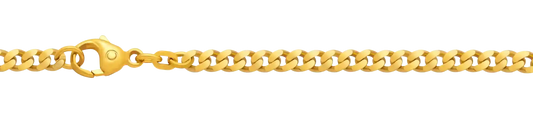 Goldkette Panzerkette Länge 21cm - Breite 4,7mm - 333-8 Karat Gold