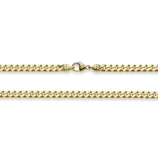 Goldkette Panzerkette Länge 21cm - Breite 6,0mm - 750-18 Karat Gold