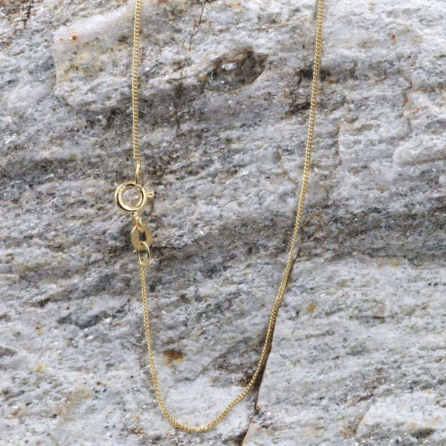 Goldkette Panzerkette Länge 36cm - Breite 0,8mm - 585-14 Karat Gold