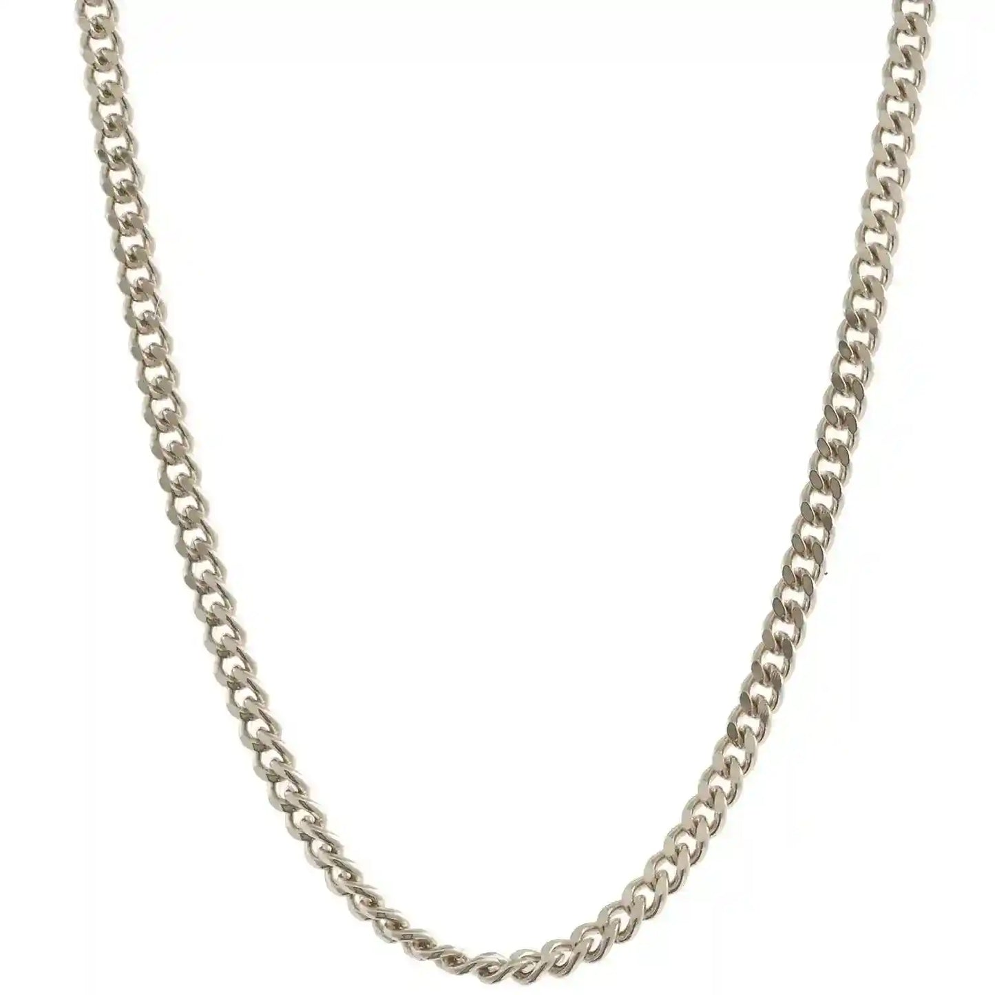 Goldkette Panzerkette Länge 36cm - Breite 1,4mm - 333-8 Karat Weißgold