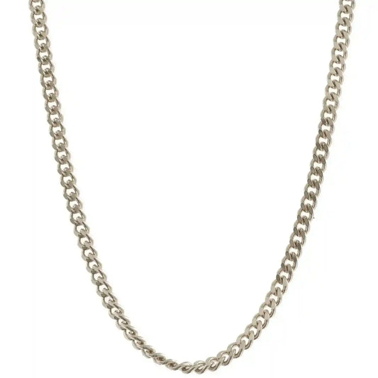Goldkette Panzerkette Länge 36cm - Breite 1,4mm - 333-8 Karat Weißgold