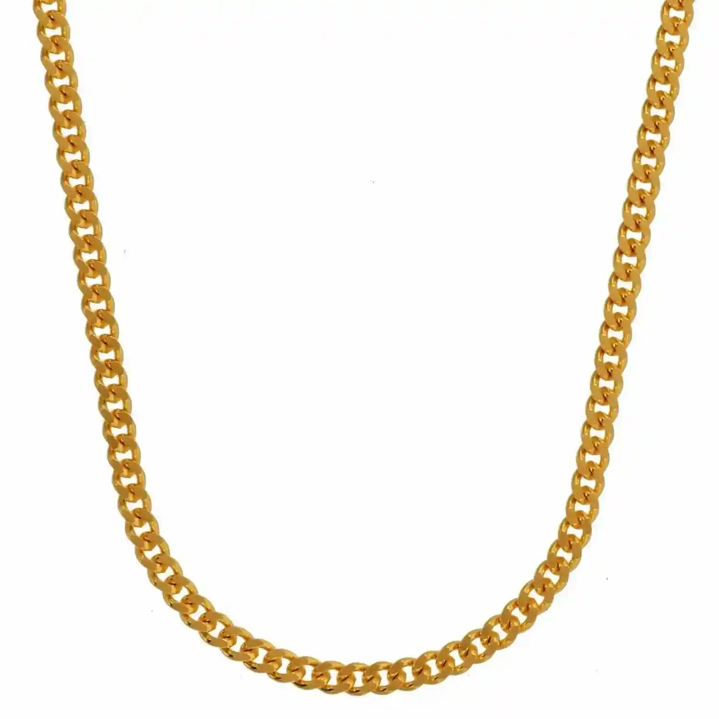 Goldkette Panzerkette Länge 40cm - Breite 1,7mm - 585-14 Karat Gold