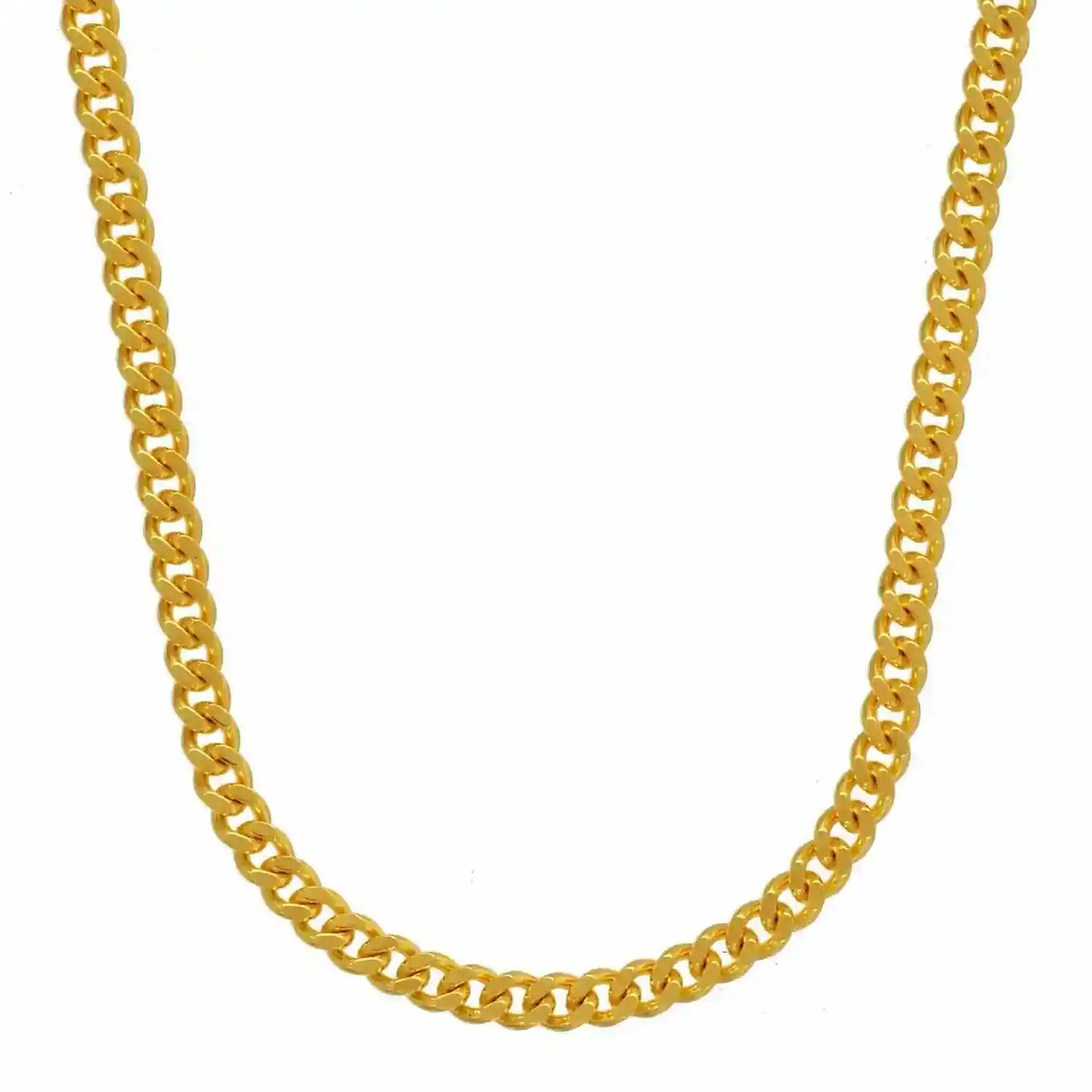 Goldkette Panzerkette Länge 42cm - Breite 2,1mm - 585-14 Karat Gold