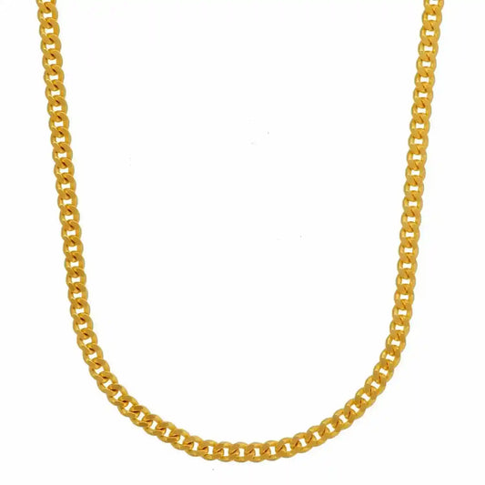 Goldkette Panzerkette Länge 45cm - Breite 1,6mm - 585-14 Karat Gold