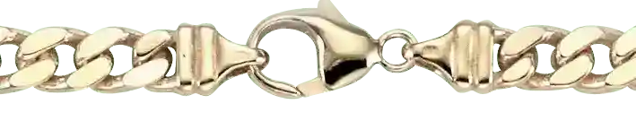 6,0 mm 45 cm 585 Gold Panzerkette Goldkette 14 kt massiv Gold hochwertige Halskette 57,82 g