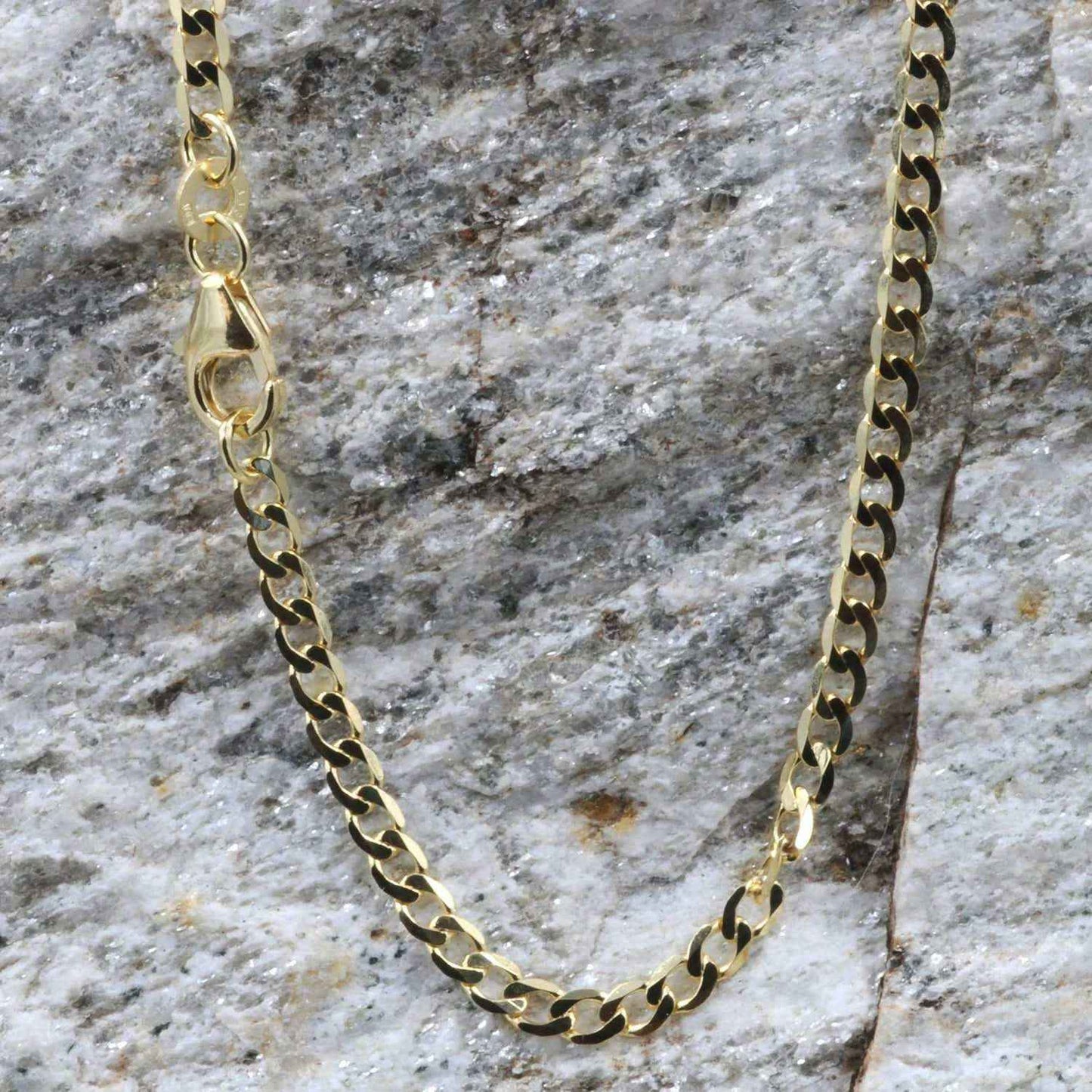 Goldkette Panzerkette Länge 50cm - Breite 2,6mm - 333-8 Karat Gold