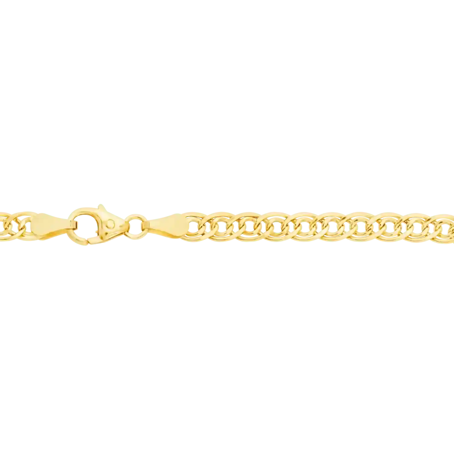 3,5 mm 50 cm 333 - 8 Karat Gold Armkette Zwillingspanzerkette massiv Gold hochwertige Goldkette 4 g