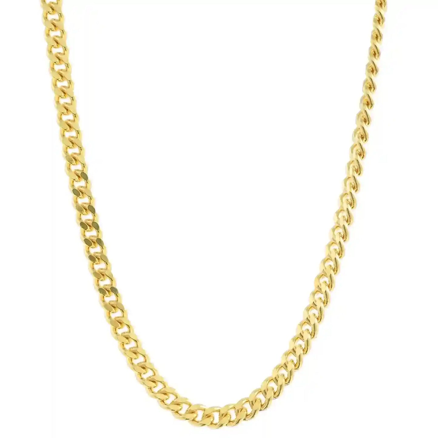 Goldkette Panzerkette Länge 55cm - Breite 1,6mm - 585-14 Karat Gold
