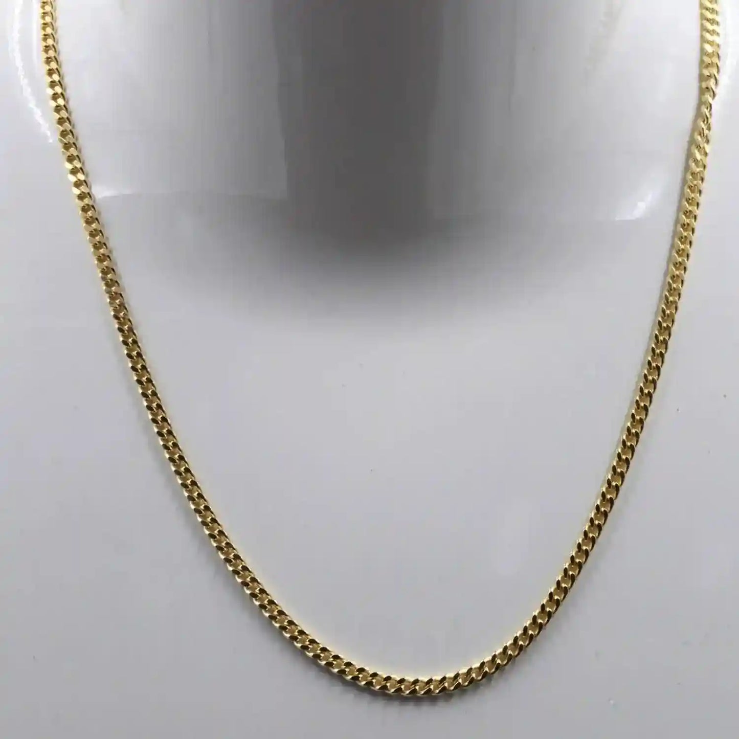 Goldkette Panzerkette Länge 55cm - Breite 2,1mm - 333-8 Karat Gold