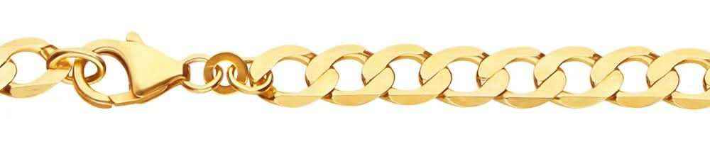 Goldkette Panzerkette Länge 55cm - Breite 6,7mm - 585-14 Karat Gold