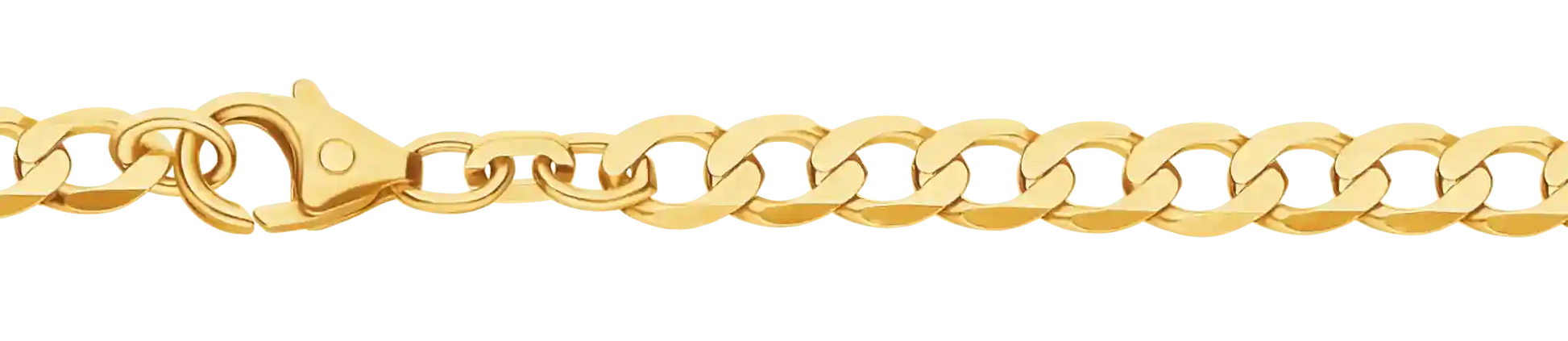 Goldkette Panzerkette Länge 60cm - Breite 5,8mm - 333-8 Karat Gold - Firma Holzenplotz - Silberketten-Goldketten.de