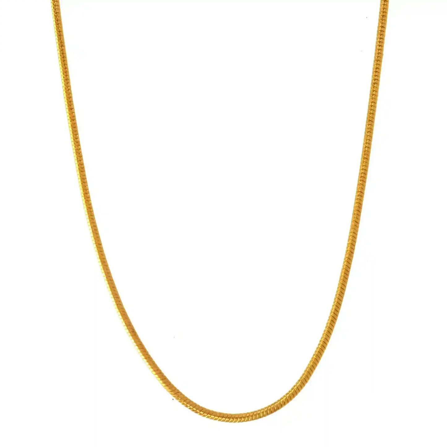Goldkette Schlangenkette Länge 45cm - Breite 0,9mm - 585-14 Karat Gold