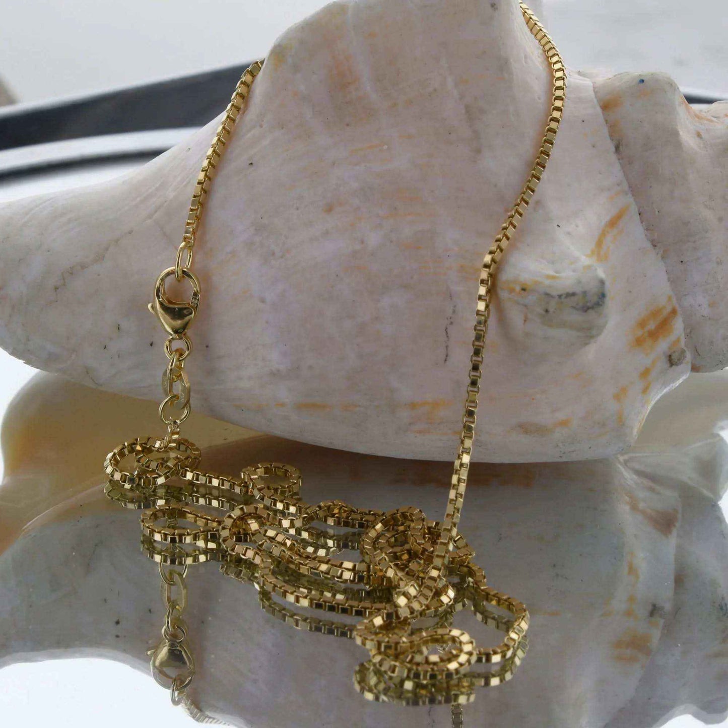 Goldkette Venezianerkette Halskette Breite 1,2 mm - 750-18 Karat Gold